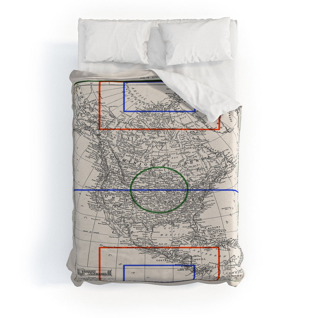 Society6 Design Studio Three Nations One Pitch Duvet Cover