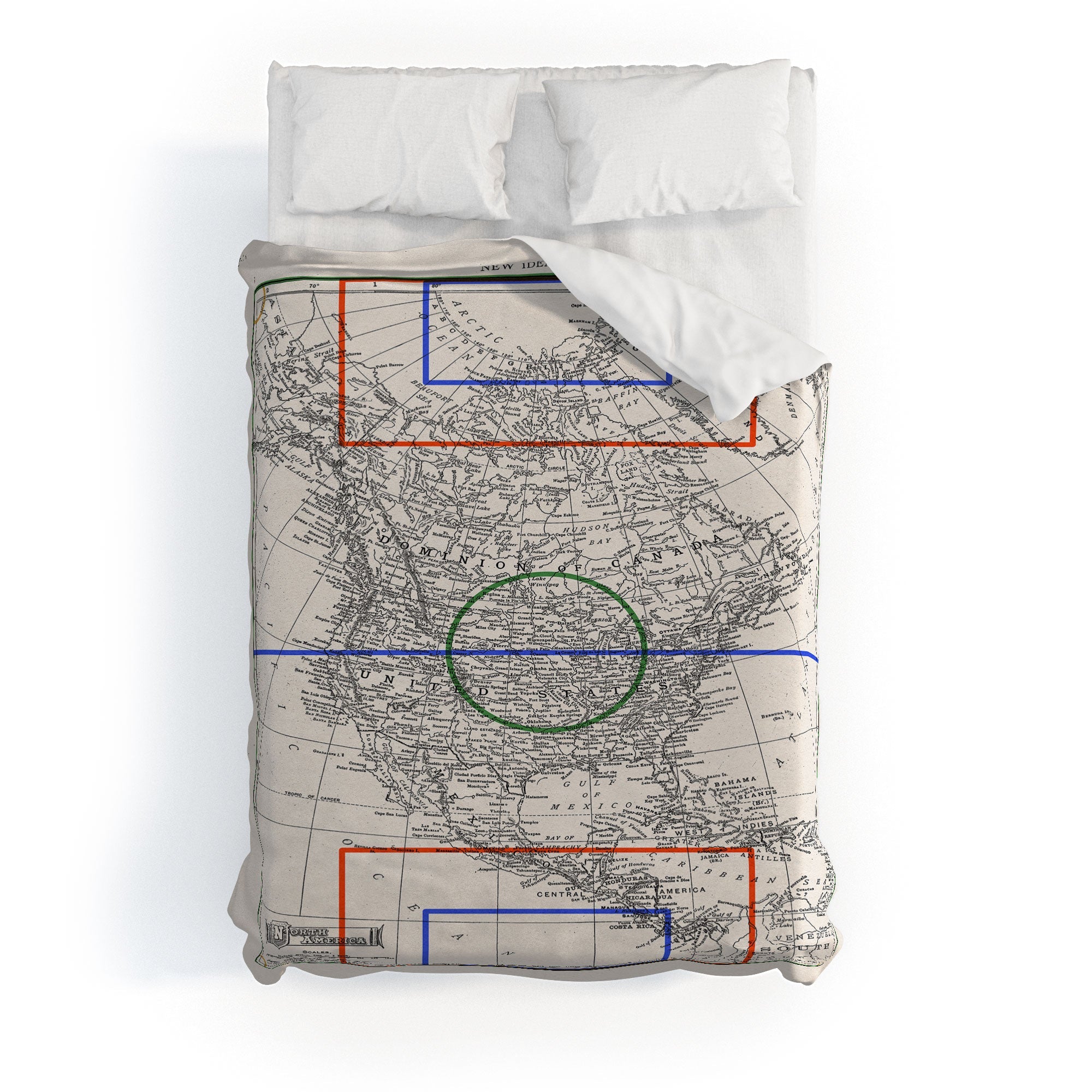 Society6 Design Studio Three Nations One Pitch Duvet Cover