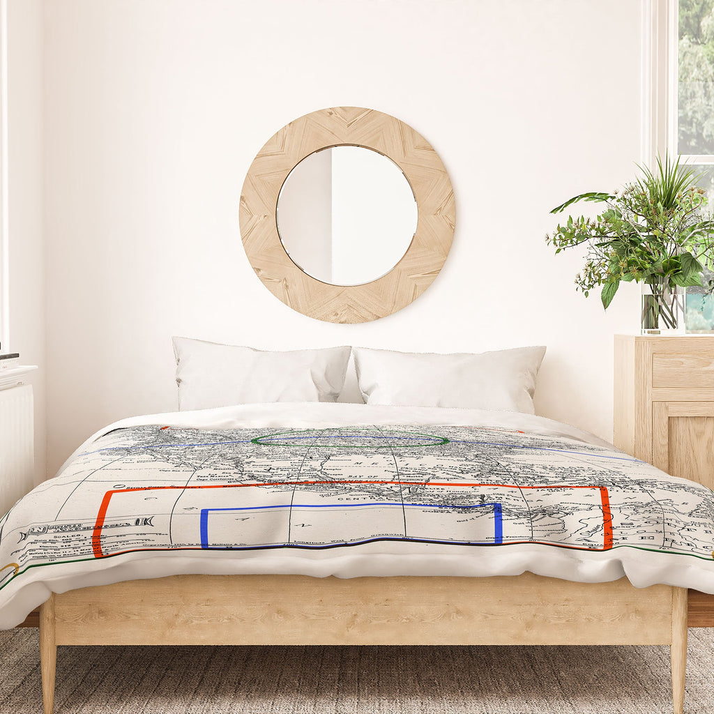 Society6 Design Studio Three Nations One Pitch Duvet Cover
