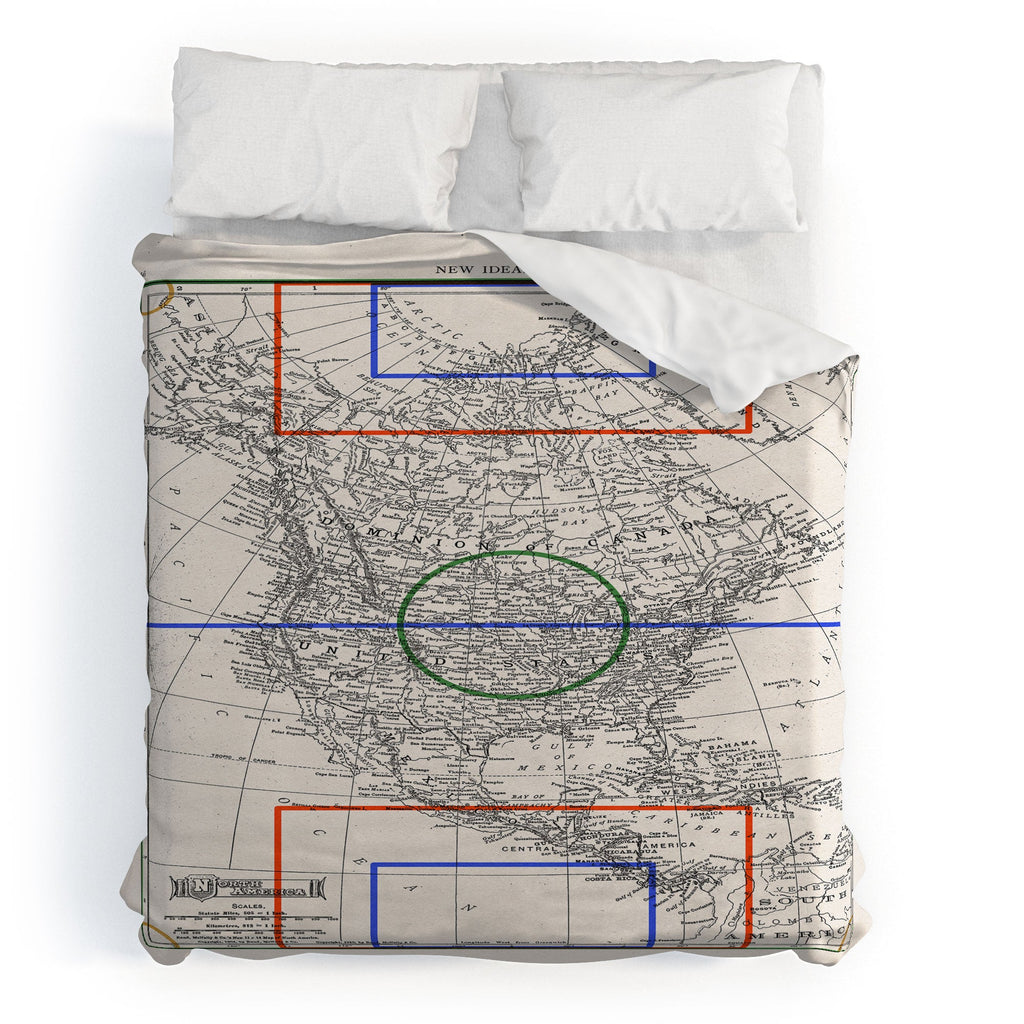 Society6 Design Studio Three Nations One Pitch Duvet Cover
