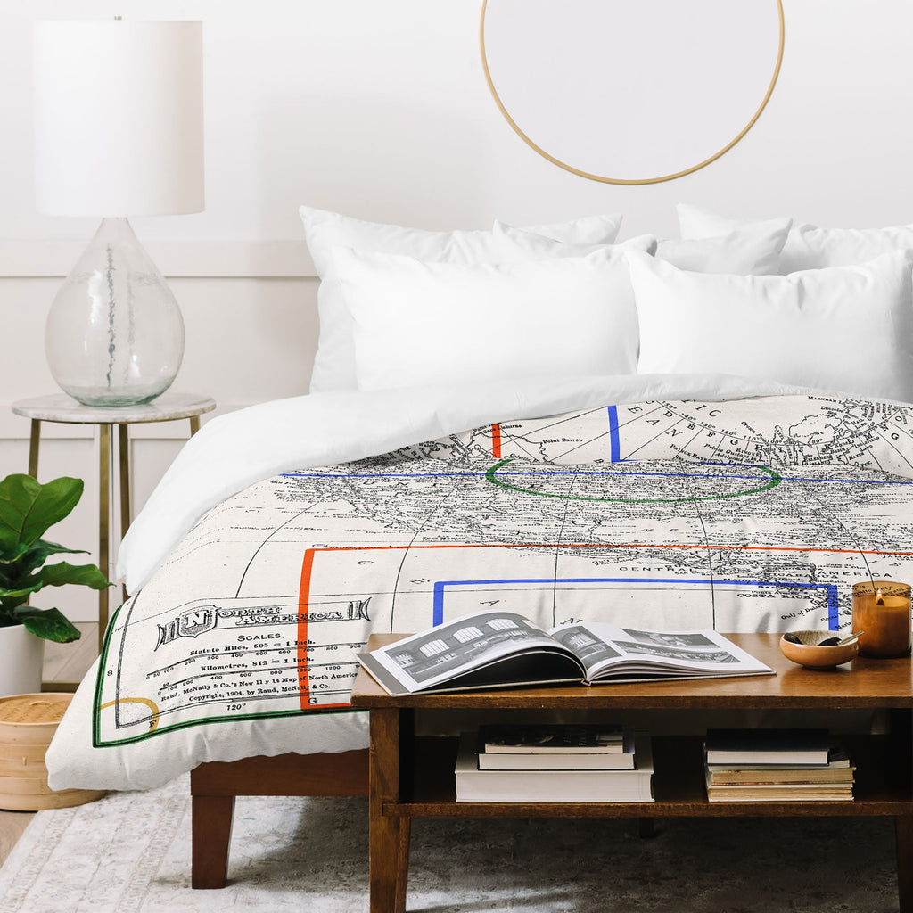 Society6 Design Studio Three Nations One Pitch Duvet Cover