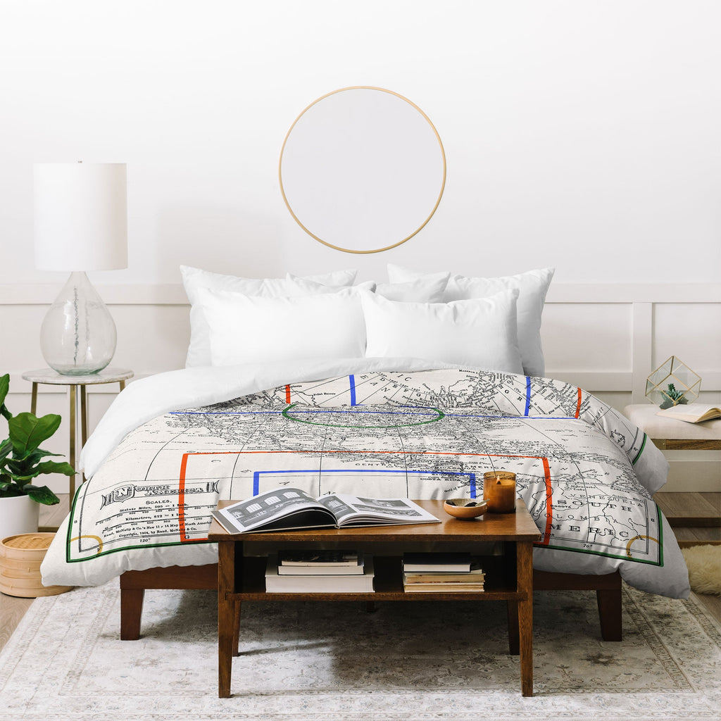 Society6 Design Studio Three Nations One Pitch Duvet Cover