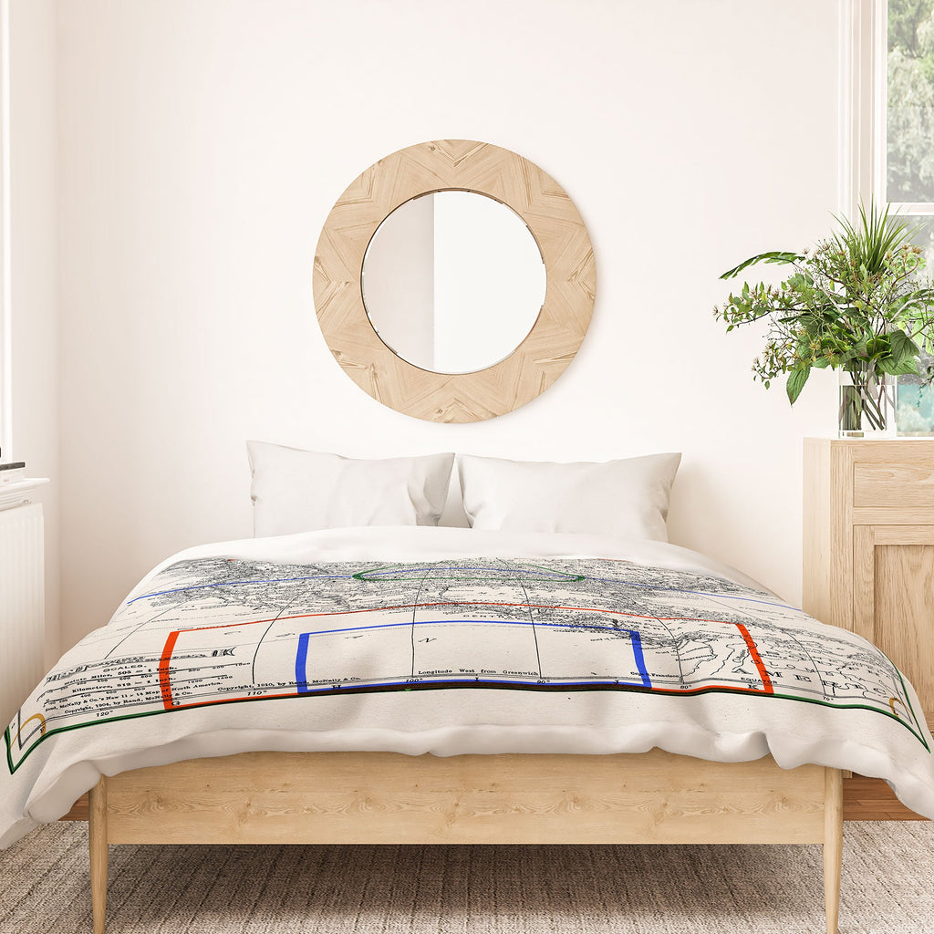 Society6 Design Studio Three Nations One Pitch Duvet Cover
