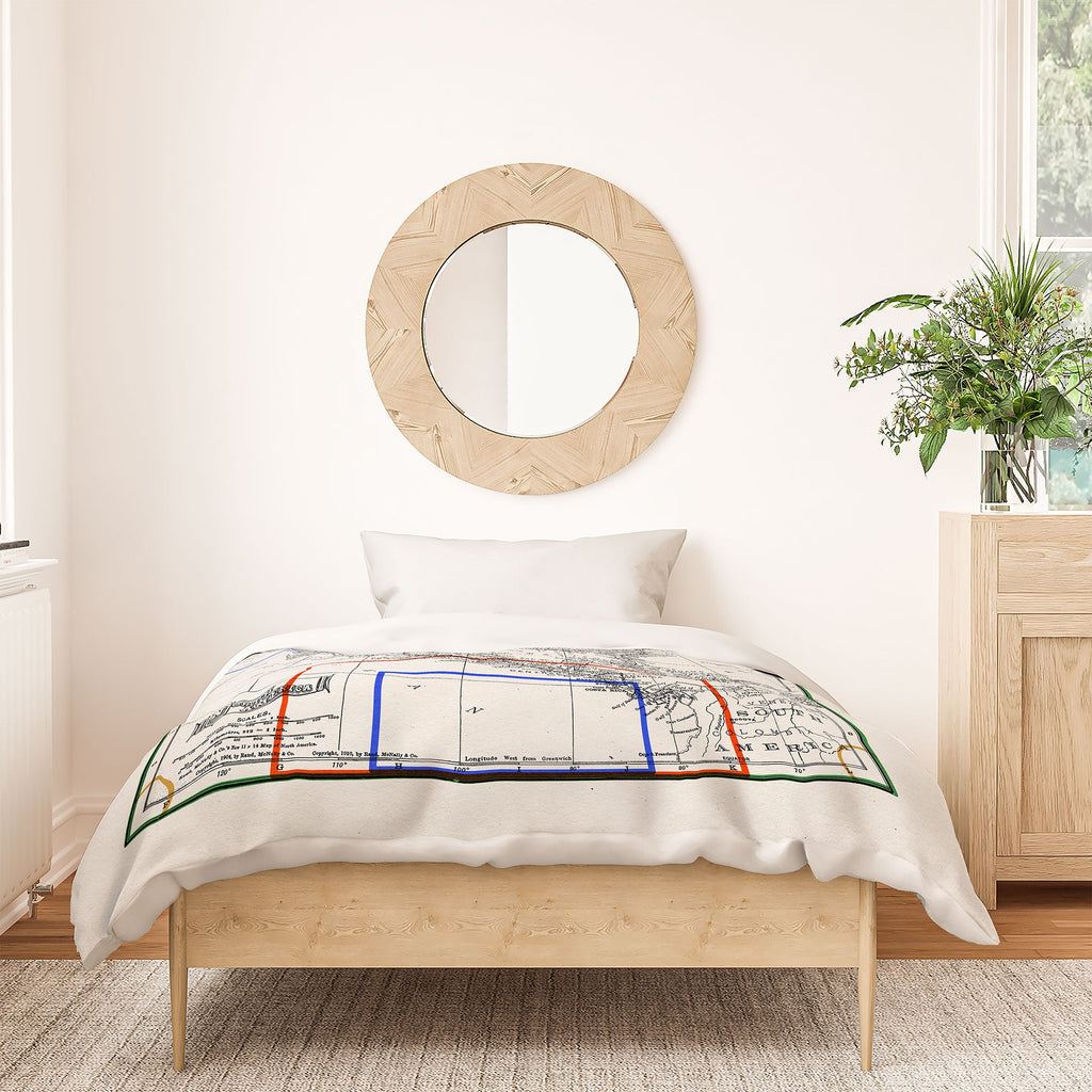 Society6 Design Studio Three Nations One Pitch Duvet Cover
