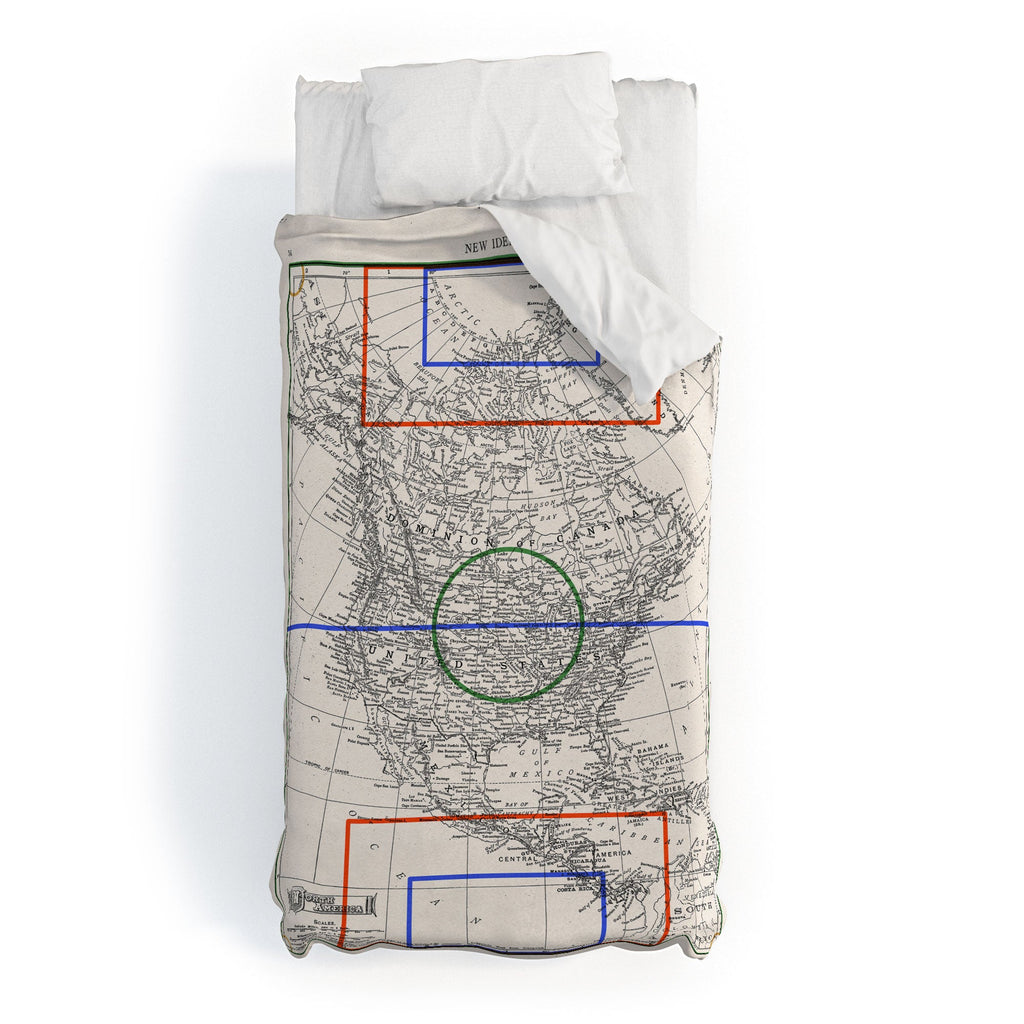 Society6 Design Studio Three Nations One Pitch Duvet Cover