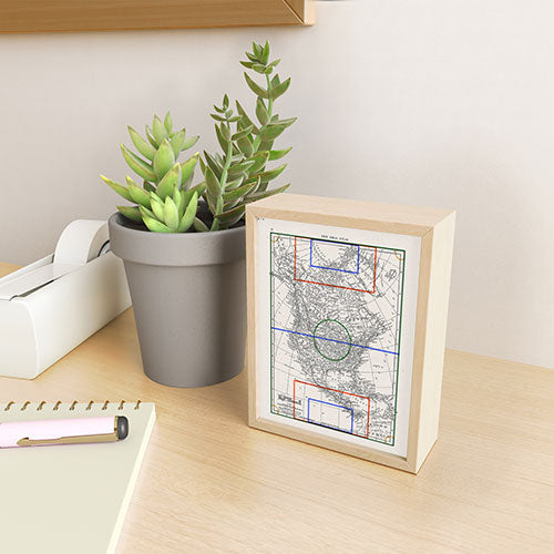 Society6 Design Studio Three Nations One Pitch Framed Mini Art Print