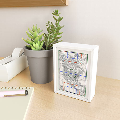 Society6 Design Studio Three Nations One Pitch Framed Mini Art Print