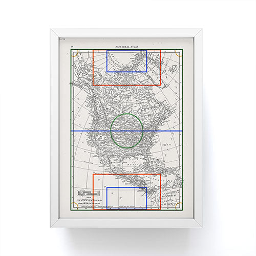 Society6 Design Studio Three Nations One Pitch Framed Mini Art Print
