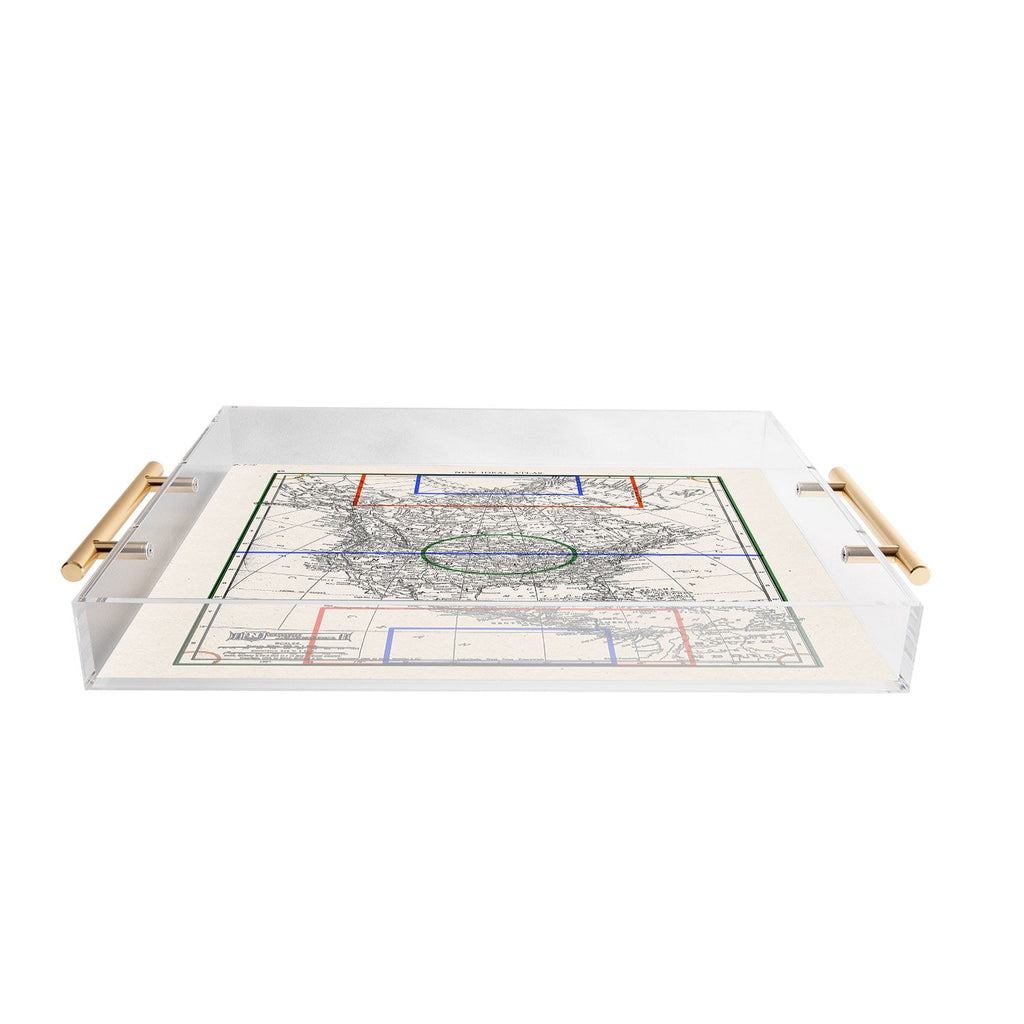 Society6 Design Studio Three Nations One Pitch Acrylic Tray