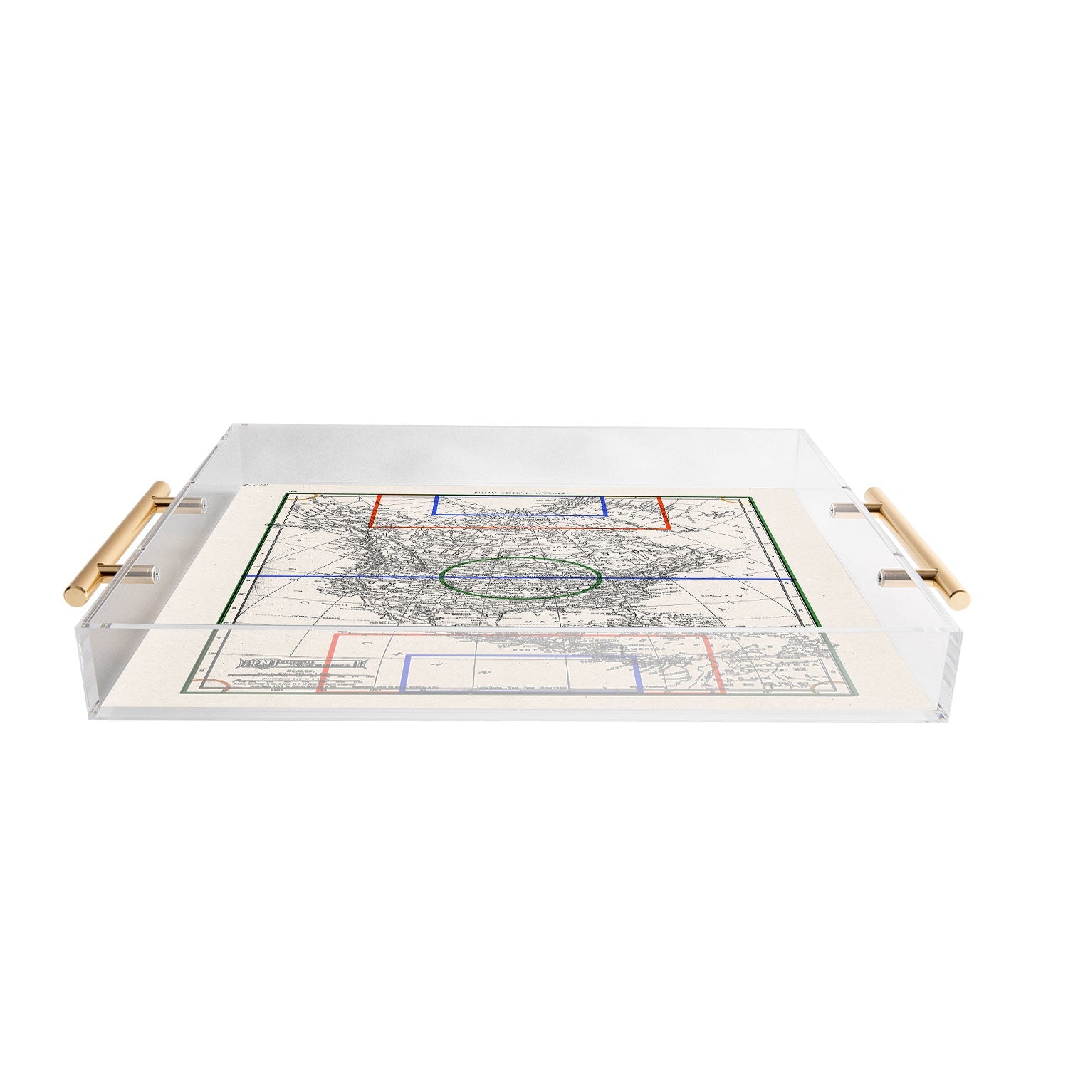 Society6 Design Studio Three Nations One Pitch Acrylic Tray