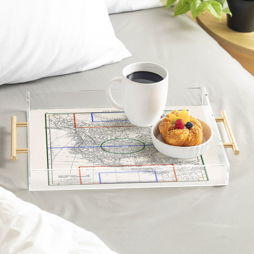 Society6 Design Studio Three Nations One Pitch Acrylic Tray