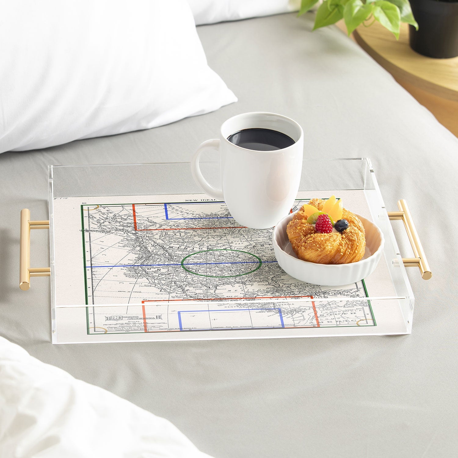 Society6 Design Studio Three Nations One Pitch Acrylic Tray