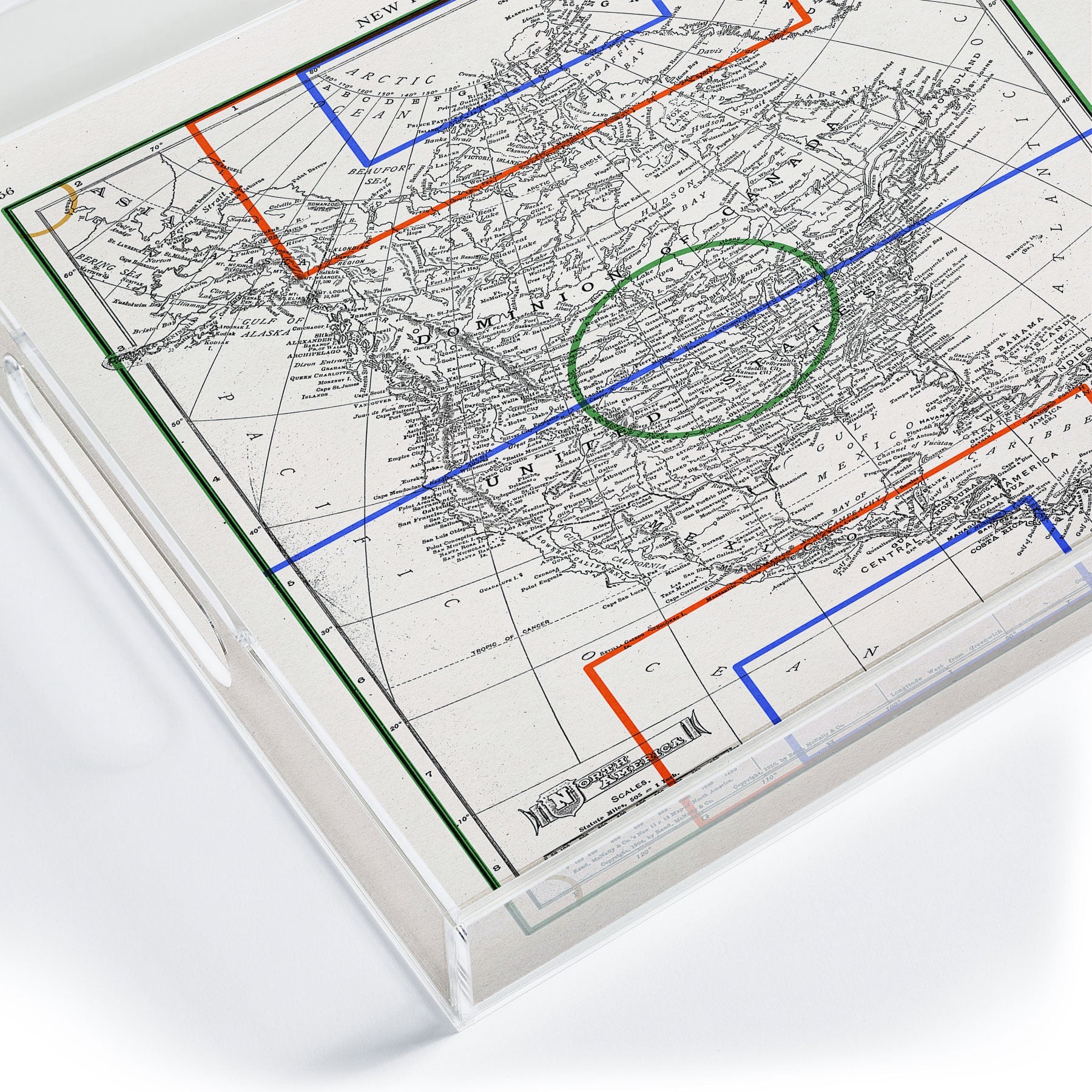 Society6 Design Studio Three Nations One Pitch Acrylic Tray
