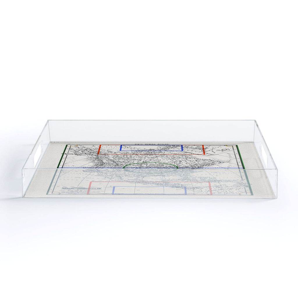 Society6 Design Studio Three Nations One Pitch Acrylic Tray