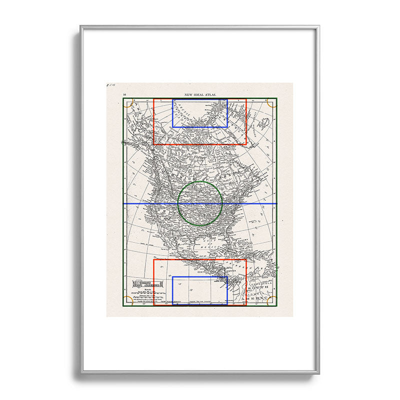 Society6 Design Studio Three Nations One Pitch Metal Framed Art Print