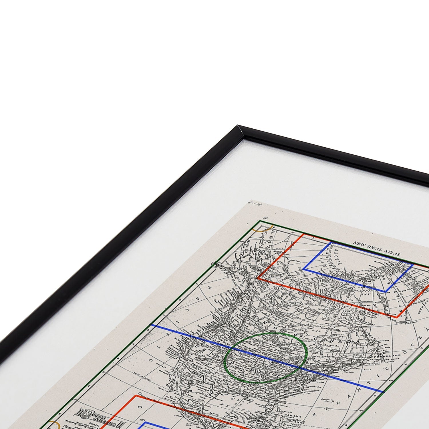 Society6 Design Studio Three Nations One Pitch Metal Framed Art Print