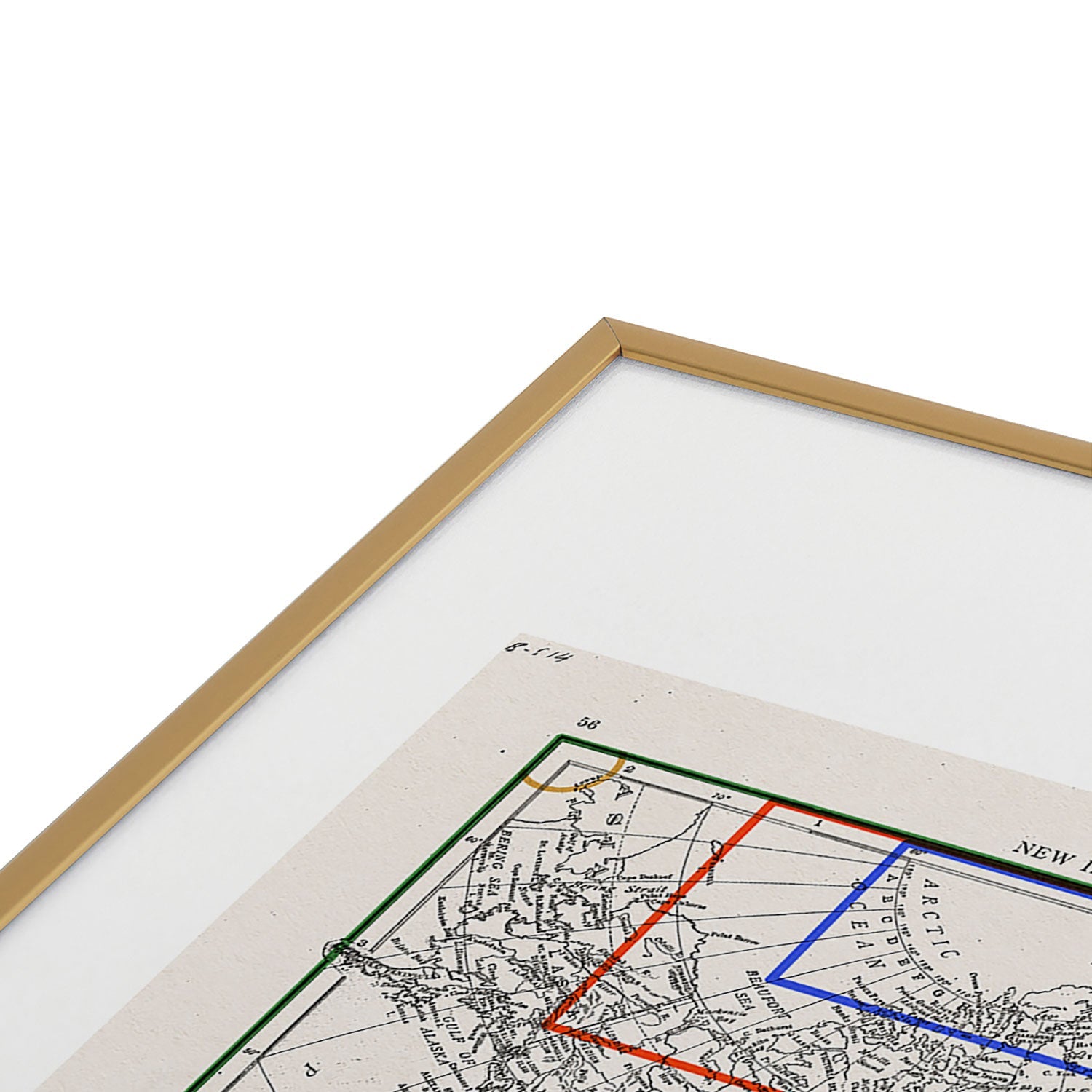 Society6 Design Studio Three Nations One Pitch Metal Framed Art Print