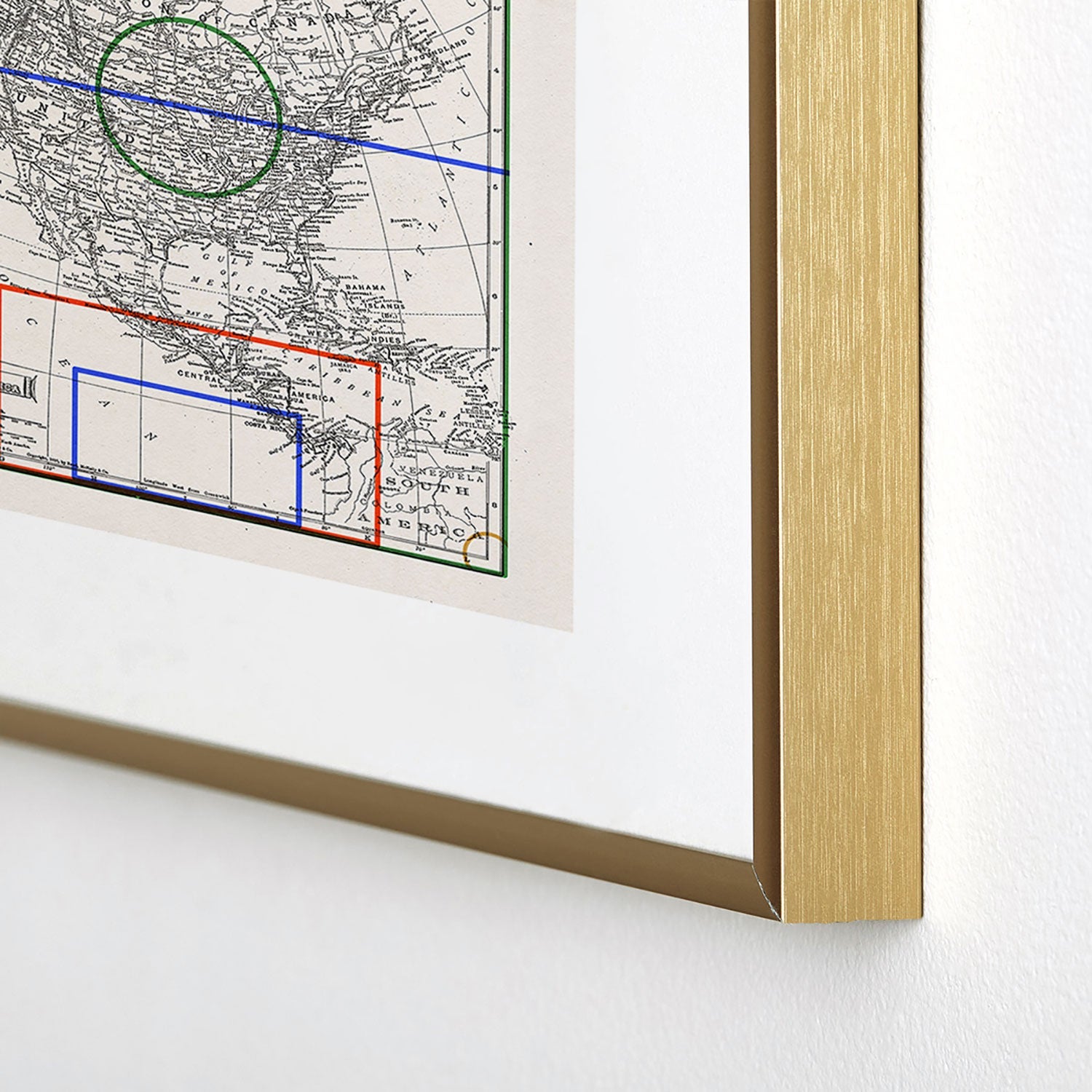 Society6 Design Studio Three Nations One Pitch Metal Framed Art Print