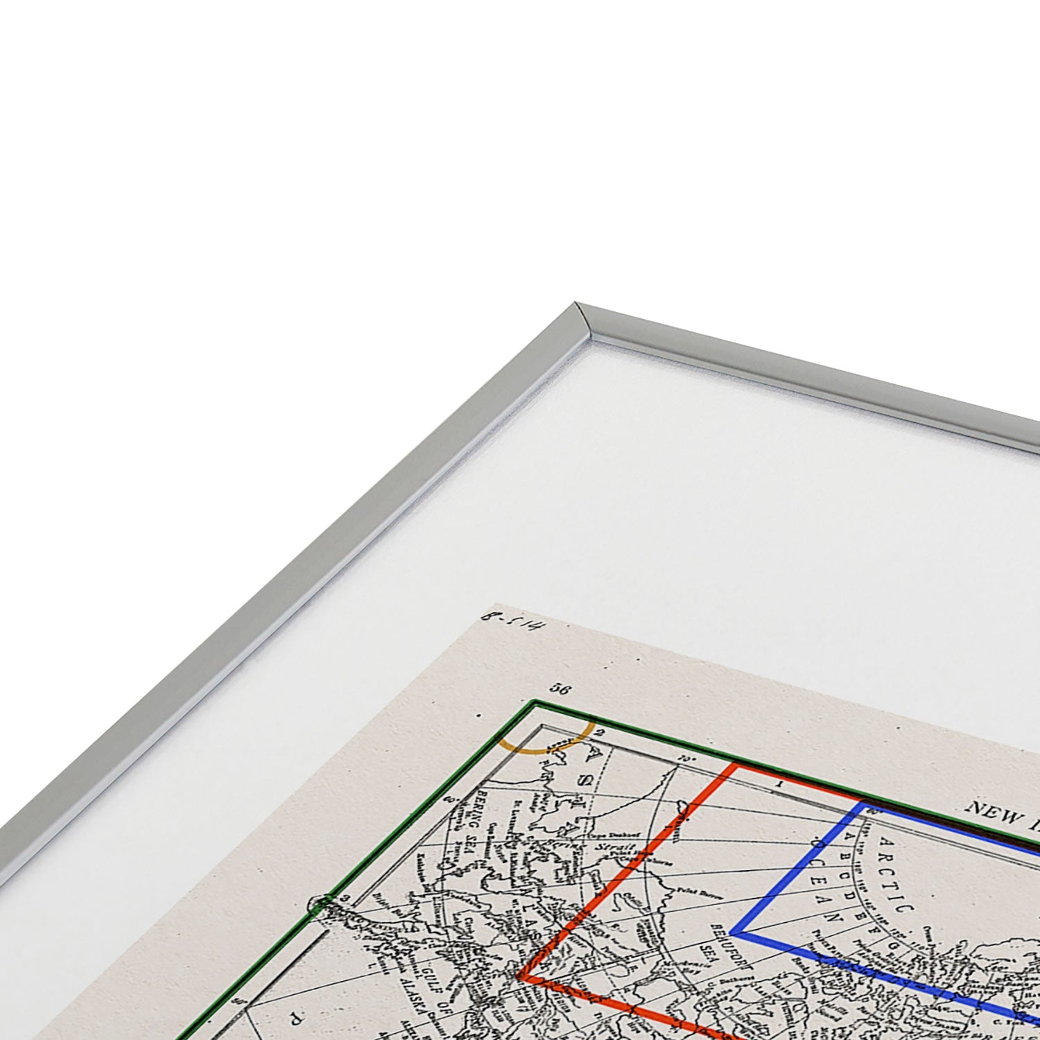 Society6 Design Studio Three Nations One Pitch Metal Framed Art Print
