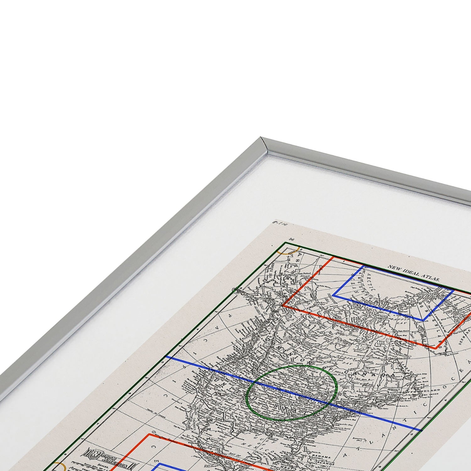 Society6 Design Studio Three Nations One Pitch Metal Framed Art Print