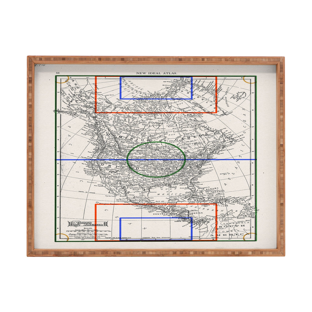 Society6 Design Studio Three Nations One Pitch Rectangular Tray