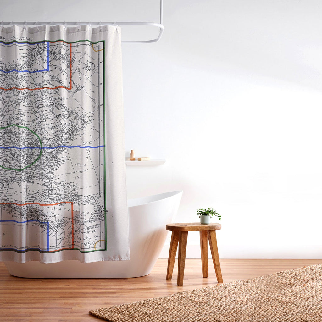 Society6 Design Studio Three Nations One Pitch Shower Curtain
