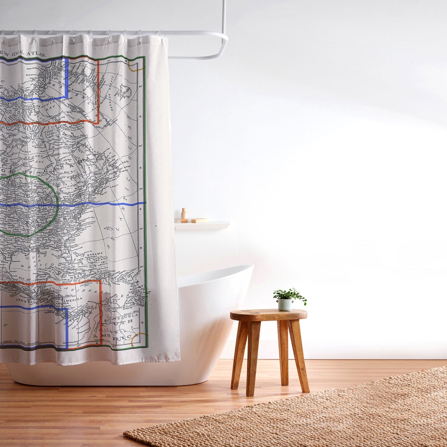 Society6 Design Studio Three Nations One Pitch Shower Curtain