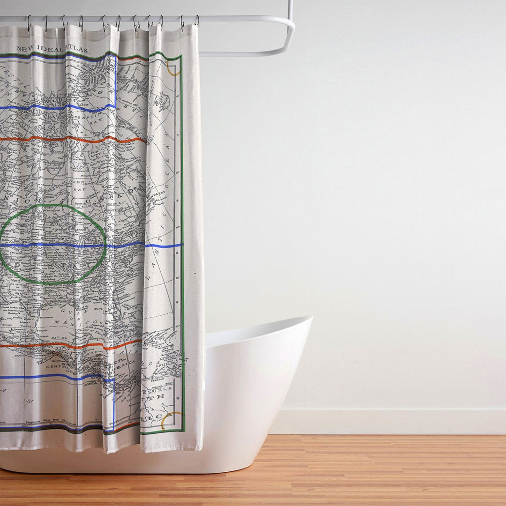 Society6 Design Studio Three Nations One Pitch Shower Curtain