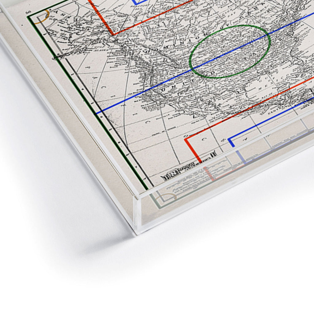 Society6 Design Studio Three Nations One Pitch Acrylic Tray
