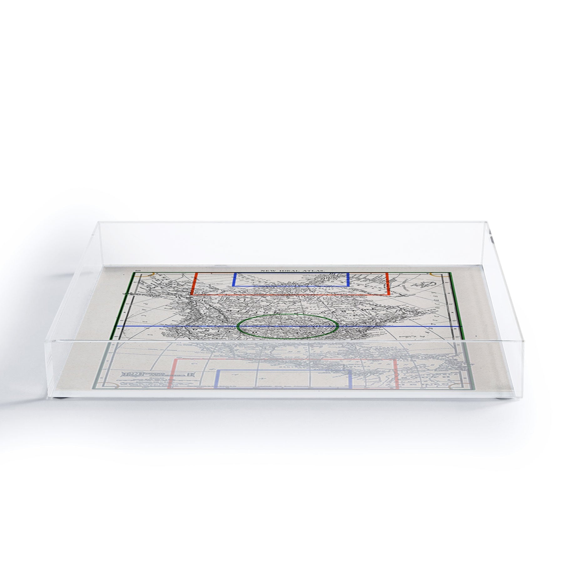 Society6 Design Studio Three Nations One Pitch Acrylic Tray