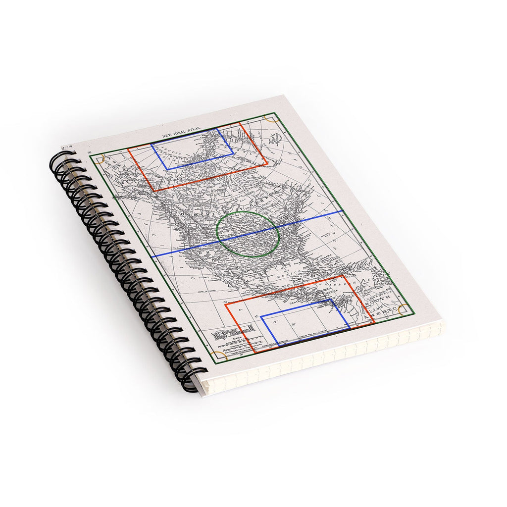 Society6 Design Studio Three Nations One Pitch Spiral Notebook