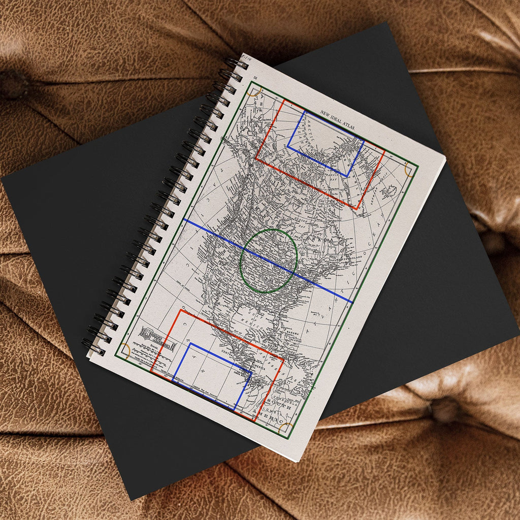 Society6 Design Studio Three Nations One Pitch Spiral Notebook