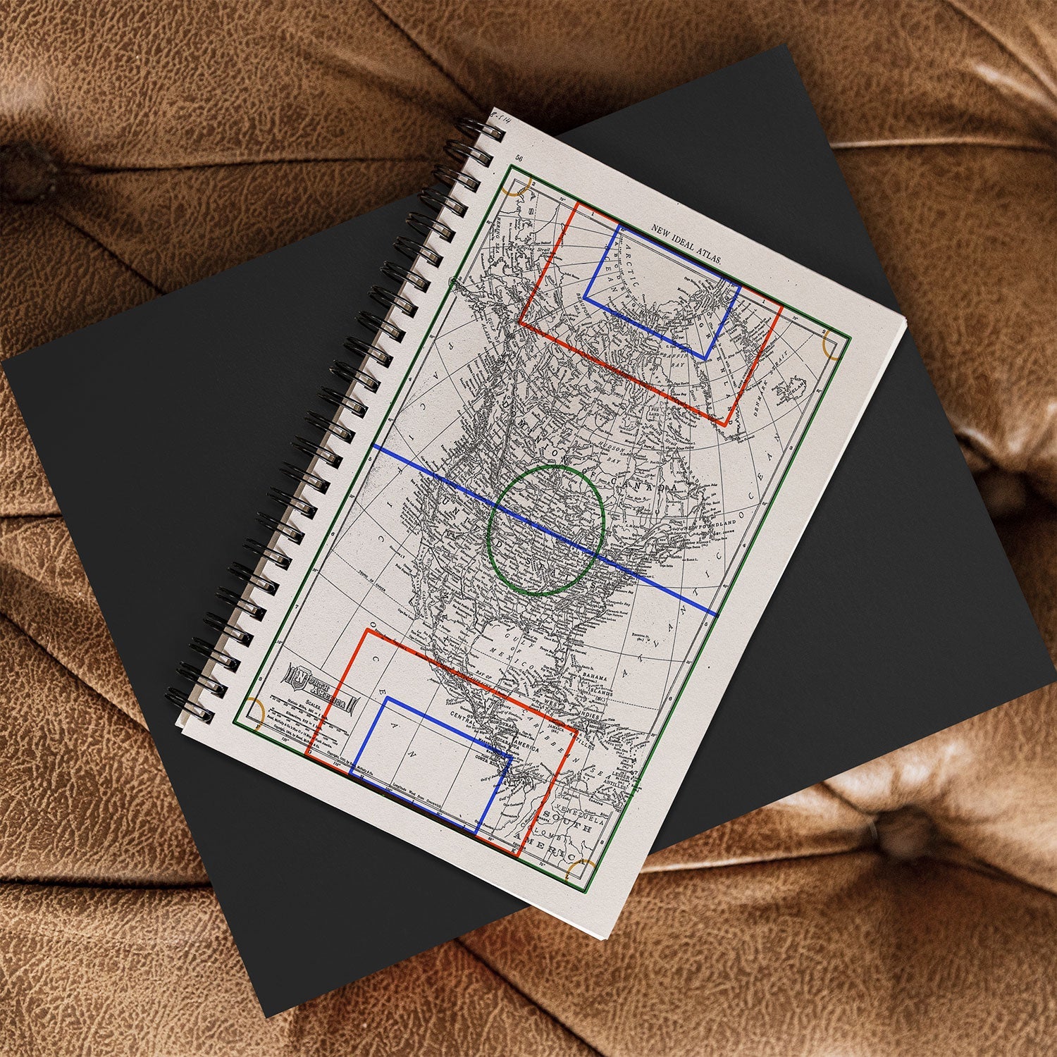 Society6 Design Studio Three Nations One Pitch Spiral Notebook
