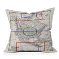 Society6 Design Studio Three Nations One Pitch Outdoor Throw Pillow