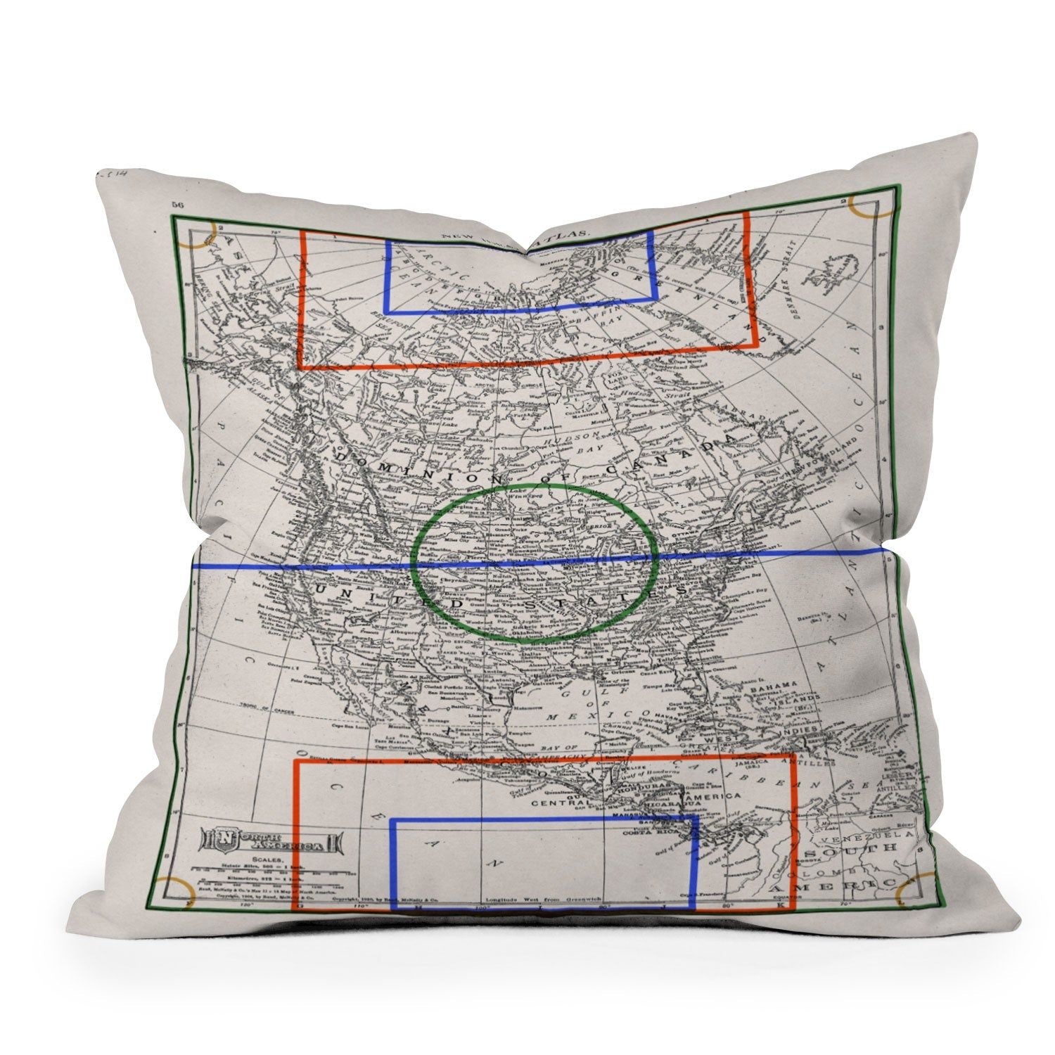 Society6 Design Studio Three Nations One Pitch Outdoor Throw Pillow