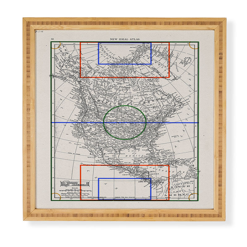 Society6 Design Studio Three Nations One Pitch Framed Wall Art