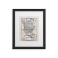 Society6 Design Studio Three Nations One Pitch Framed Art Print