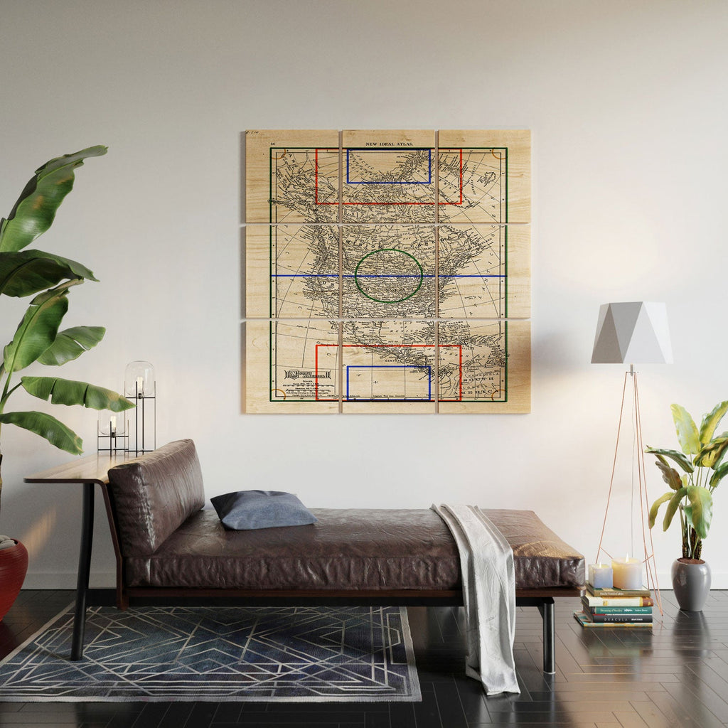 Society6 Design Studio Three Nations One Pitch Wood Wall Mural