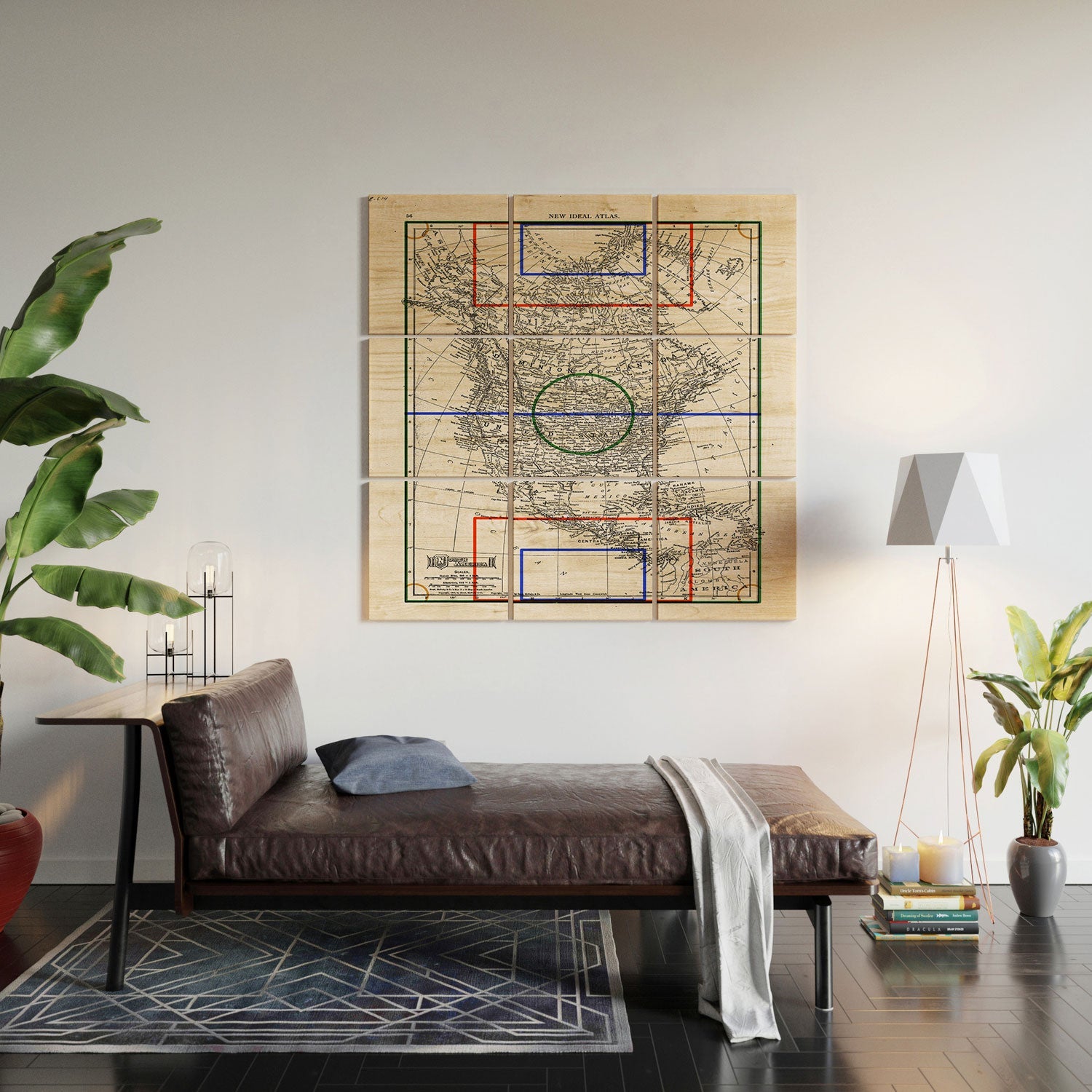 Society6 Design Studio Three Nations One Pitch Wood Wall Mural