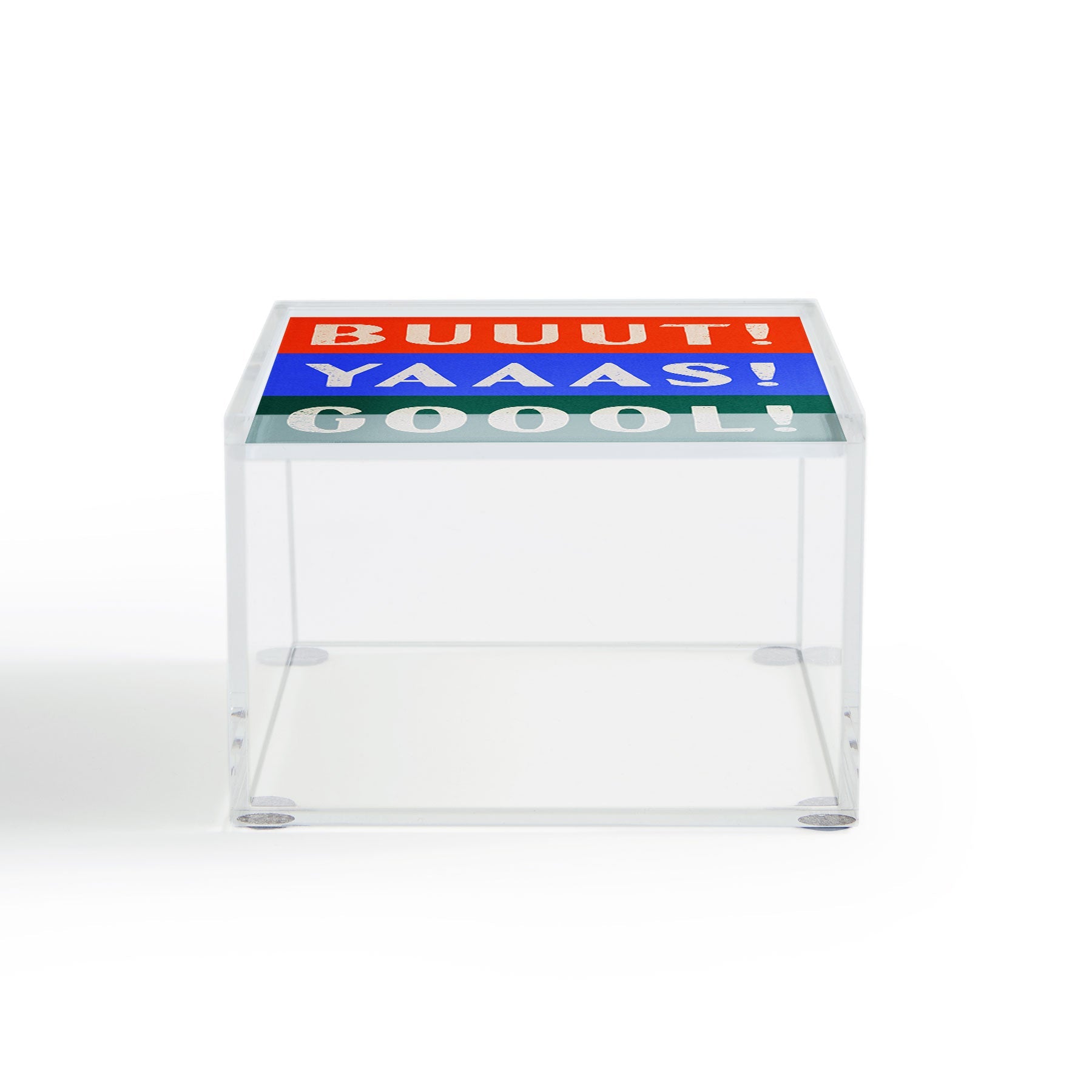 Society6 Design Studio Trilingual Goal Acrylic Box