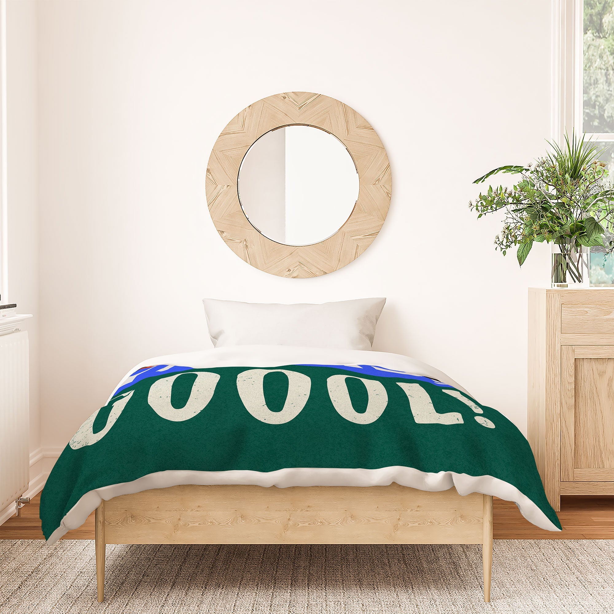 Society6 Design Studio Trilingual Goal Duvet Cover