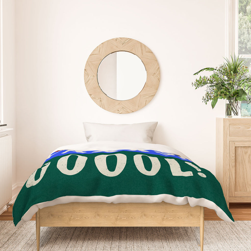 Society6 Design Studio Trilingual Goal Duvet Cover