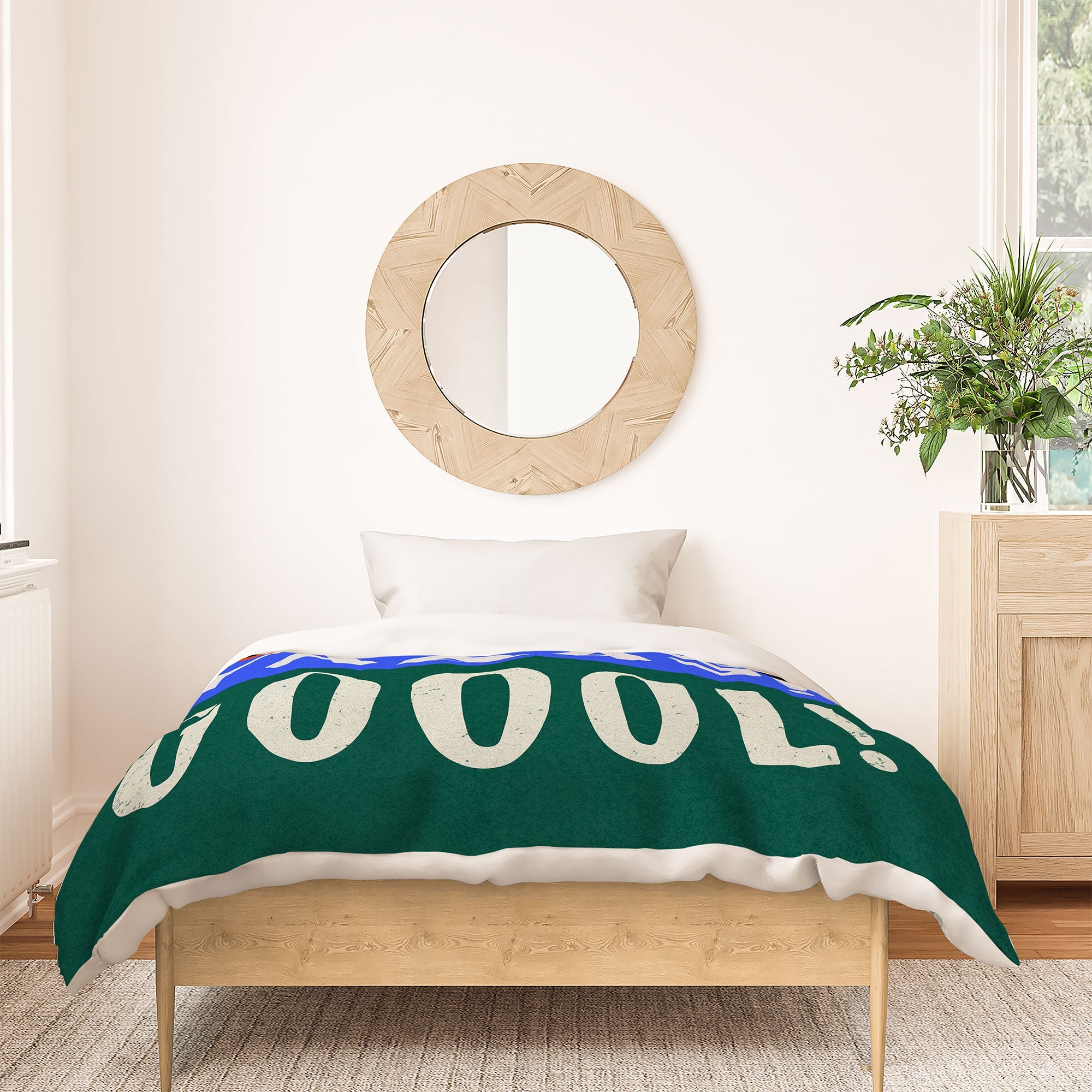 Society6 Design Studio Trilingual Goal Duvet Cover