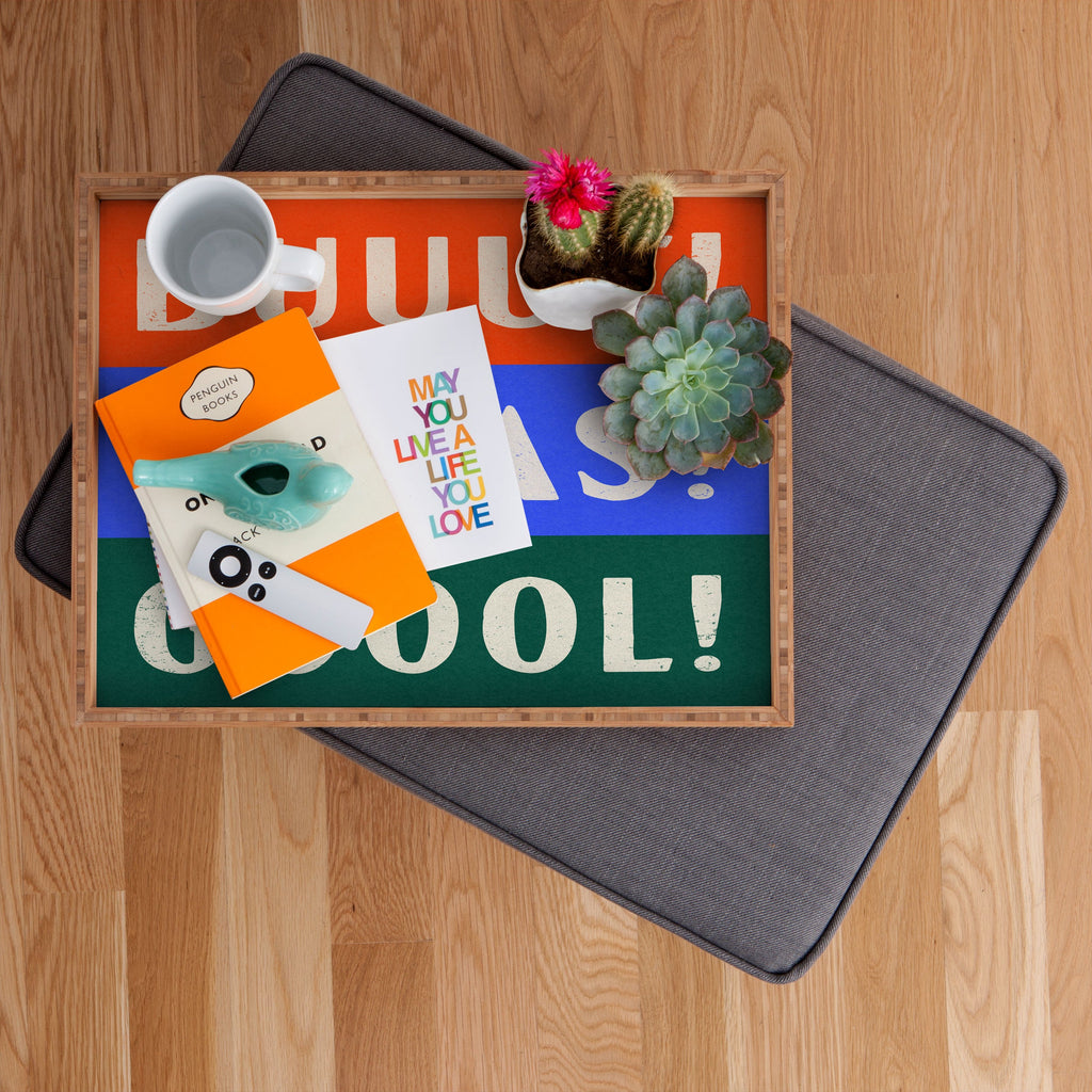 Society6 Design Studio Trilingual Goal Rectangular Tray