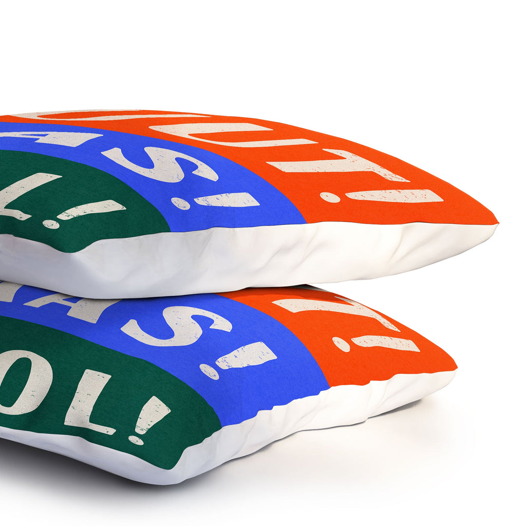 Society6 Design Studio Trilingual Goal Pillow Shams