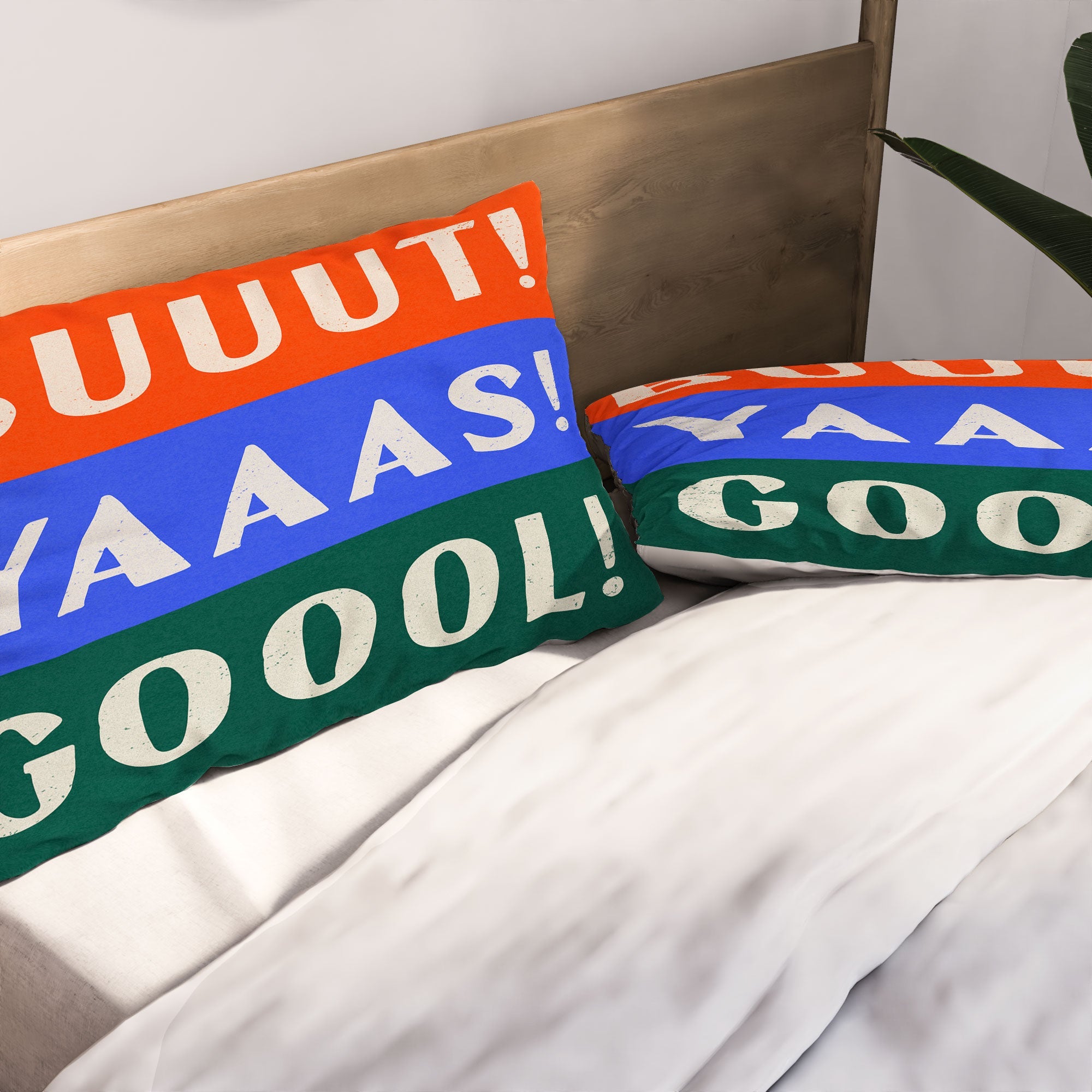 Society6 Design Studio Trilingual Goal Pillow Shams