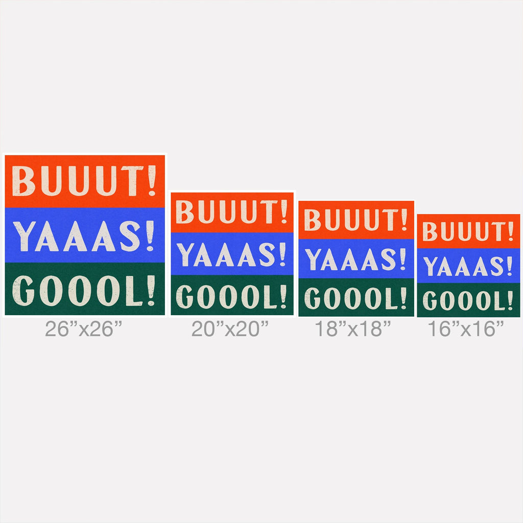 Society6 Design Studio Trilingual Goal Outdoor Throw Pillow