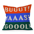 Society6 Design Studio Trilingual Goal Outdoor Throw Pillow
