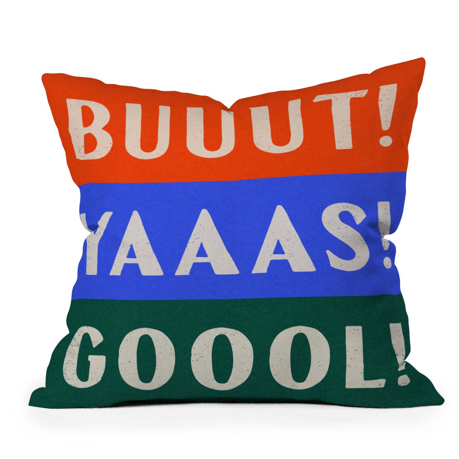 Society6 Design Studio Trilingual Goal Outdoor Throw Pillow
