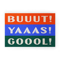 Society6 Design Studio Trilingual Goal Welcome Mat